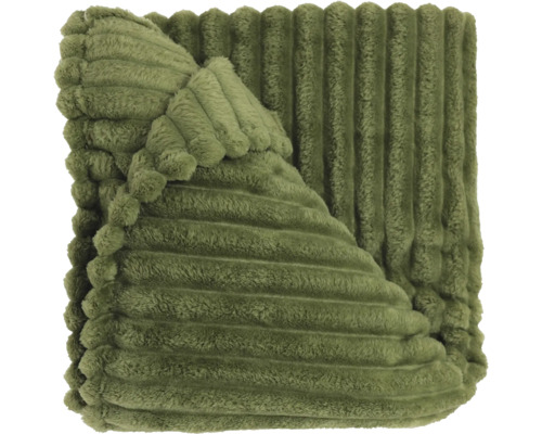 Opgevouwen corduroy woondeken