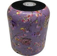 Kruk met bloemmotief en vogelmotieven