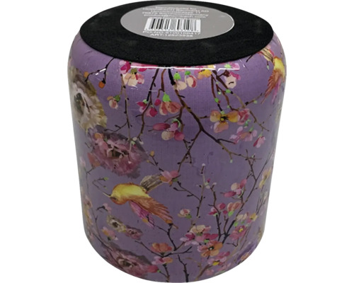 Decoratieve opbergdoos met vogel- en bloemmotief