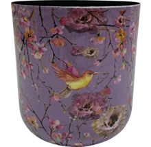 Decoratieve houder met bloemen- en vogelmotief