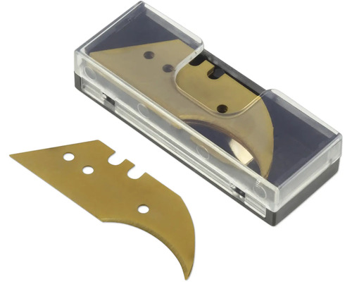 Boogsnijder met reservemessen in kunststof doos