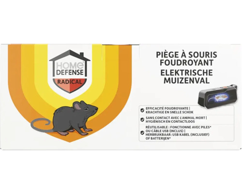 Verpakking van een elektrische muizenval