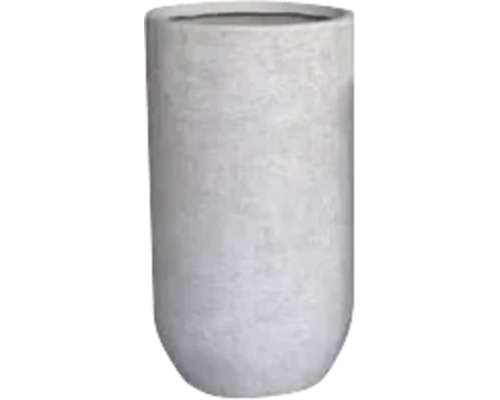 Cilindervormige plantenpot van steen