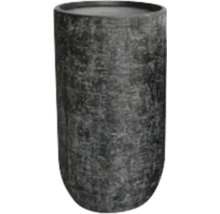Cilindervormige plantenbak van steengoed