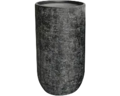 Cilindervormige plantenbak van steengoed
