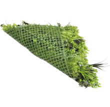 Kunstmat met verschillende grassen en bladeren