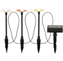 Solar tuinlampen in bloemvorm met grondspies