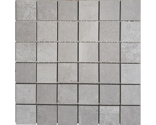 Mozaïektegel keramisch Greenwich beige-grijs 30x30 cm Mozaïektegel van aardewerk voor binnenshuis