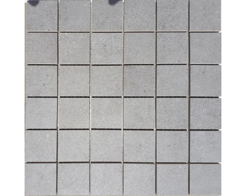 Mozaïektegel keramisch Structure grijs 30x30 cm Vierkante mozaïektegel van natuursteen