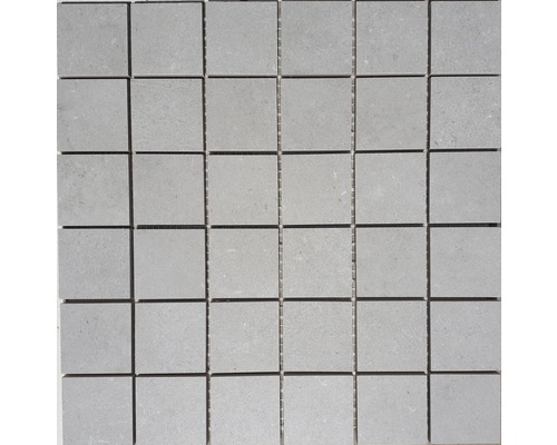 Mozaïektegel keramisch Structure grijs 30x30 cm