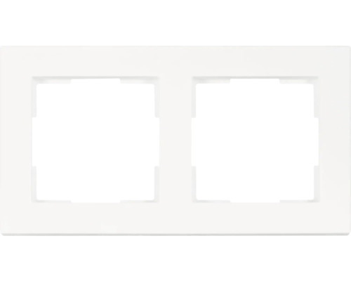 Dubbel frame voor schakelaars en stopcontacten