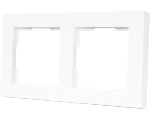 Dubbel frame voor schakelaars en stopcontacten