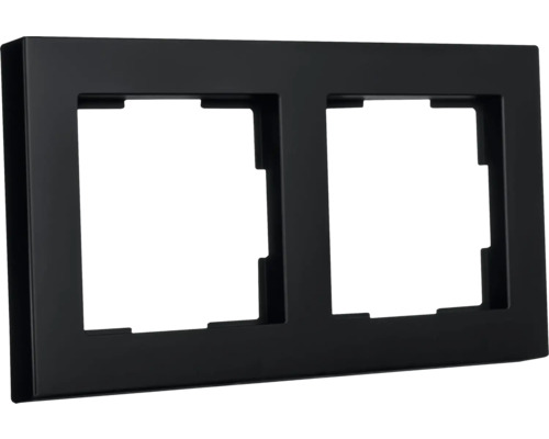 Dubbel frame voor schakelaars en stopcontacten