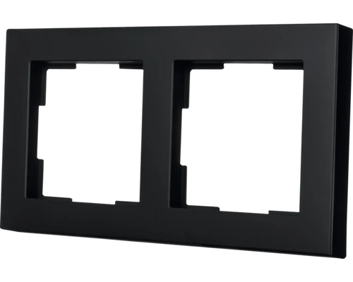 Dubbel frame voor schakelaars en stopcontacten