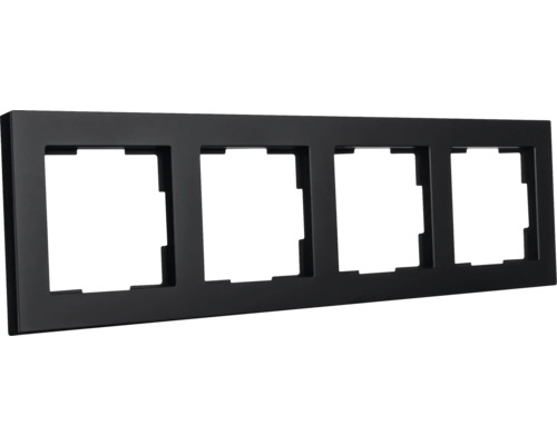 Vierdubbel frame voor schakelaars en stopcontacten