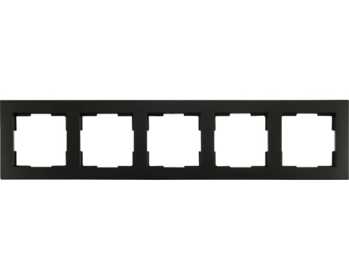 Vijfvoudig frame voor schakelaars en stopcontacten