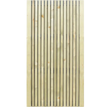 Houten schutting van latten