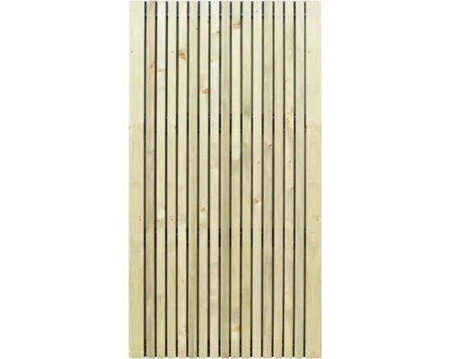 Houten schutting van latten