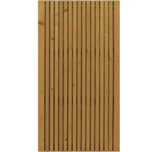 Houten schuttingelement met verticale latten voor de tuin