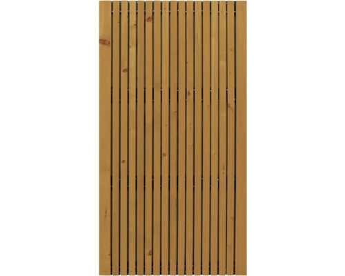 Houten schuttingelement met verticale latten voor de tuin