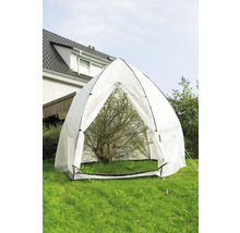 Tuintent ter bescherming van planten in de tuin.