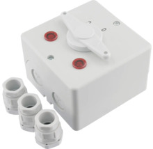 Nokschakelaar voor opbouwmontage met wartels