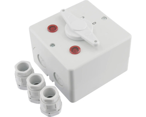 Nokschakelaar voor opbouwmontage met wartels