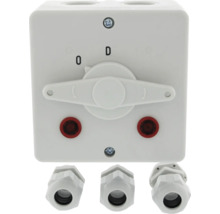 Wisselschakelaar met drie wartels