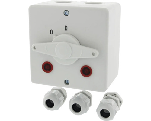 Opbouw wisselschakelaar met wartels