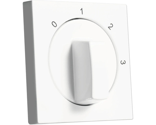 Draaischakelaar met de nummers 0, 1, 2, 3