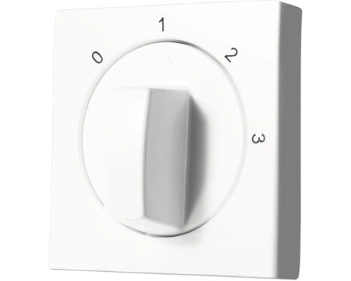 Draaischakelaar met de cijfers 0, 1, 2 en 3