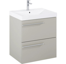 Wastafelonderkast met twee laden en opzetwastafel