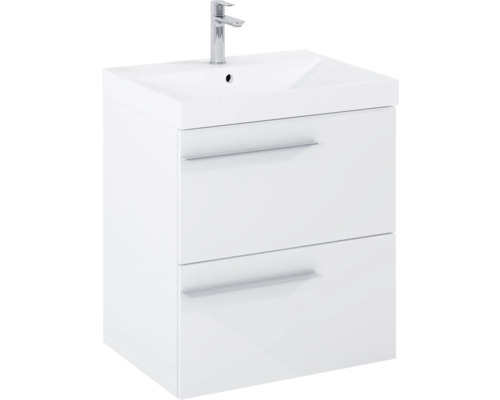 Wastafelmeubel met twee lades en kraan