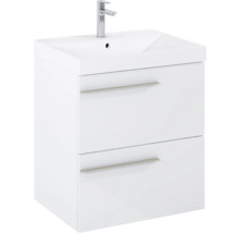 Wastafelonderkast met twee lades en kraan