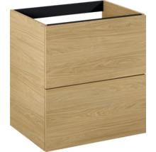 Wastafelonderkast met twee laden