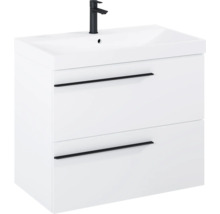 Wastafelonderkast met twee laden en kraan