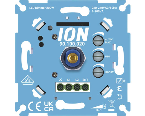 ION INDUSTRIES LED dimmer 0,3-200 W (R,C) LED-dimmer 200 Watt
