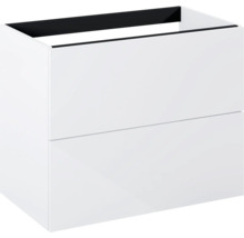 Witte wastafelonderkast met twee laden