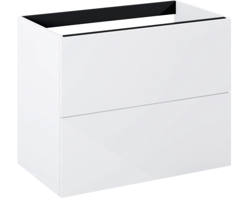 Witte wastafelonderkast met twee laden