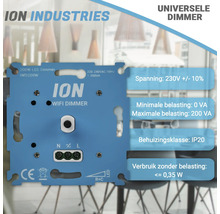 ION Industries Universele dimmer voor ledlampen, 200 watt