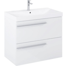 Wastafelonderkast met twee laden en kraan