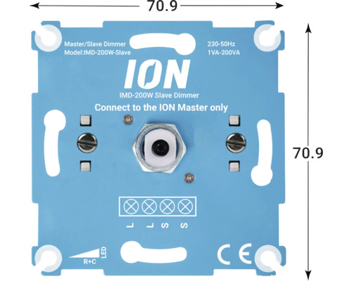 ION IMD-200W Slave dimmer voor aansluiting op de ION Master
