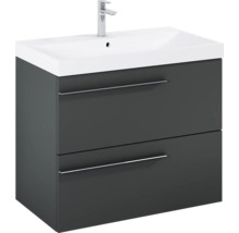 Wastafelonderkast met twee laden en wastafel