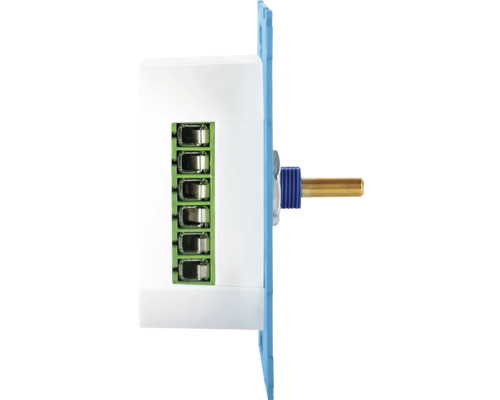 Dimmer voor wandmontage met draaiknop en aansluitklemmen
