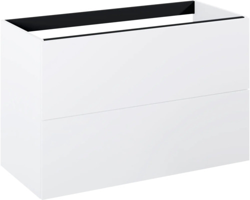 Wastafelonderkast met twee lades