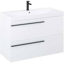 Wastafelmeubel met onderkast, twee laden en kraan