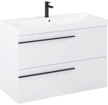 Wastafelmeubel met onderkast, twee lades en kraan