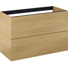 Wastafelonderkast met twee laden