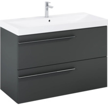 Wastafelonderkast met twee lades en wastafel