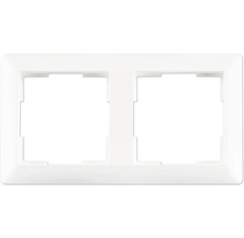 Dubbel frame voor schakelaars en stopcontacten